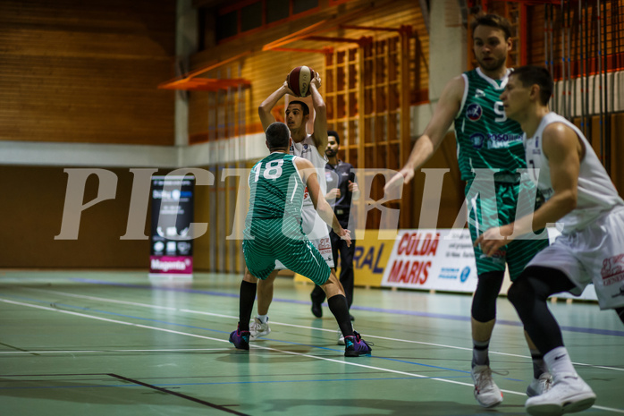Basketball, Basketball Zweite Liga, Grunddurchgang 16.Runde, BBC Nord Dragonz, KOS Celovec, Philipp Kedl (13)