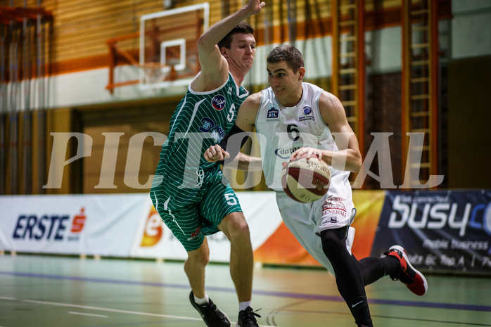 Basketball, Basketball Zweite Liga, Grunddurchgang 16.Runde, BBC Nord Dragonz, KOS Celovec, Filip Mileta (6)