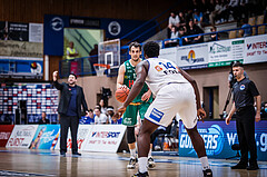 Basketball, bet-at-home Basketball Superliga 2021/22, Playoffs, Viertelfinale Spiel 3, Oberwart Gunners, Kapfenberg Bulls, Nemanja Krstic (12)