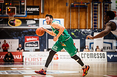 Basketball, bet-at-home Basketball Superliga 2021/22, Playoffs, Viertelfinale Spiel 3, Oberwart Gunners, Kapfenberg Bulls, Andrija Matic (4)