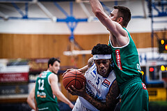 Basketball, bet-at-home Basketball Superliga 2021/22, Playoffs, Viertelfinale Spiel 3, Oberwart Gunners, Kapfenberg Bulls, Rob Howard (5)