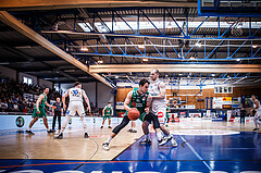 Basketball, bet-at-home Basketball Superliga 2021/22, Playoffs, Viertelfinale Spiel 3, Oberwart Gunners, Kapfenberg Bulls, Nemanja Krstic (12)