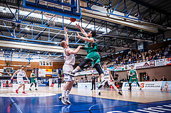 Basketball, bet-at-home Basketball Superliga 2021/22, Playoffs, Viertelfinale Spiel 3, Oberwart Gunners, Kapfenberg Bulls, Nemanja Krstic (12)