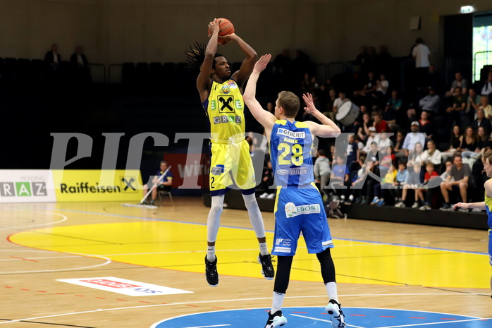 Basketball Superliga 2021/22, Playoffs, Viertelfinale, UBSC Raiffeisen Graz vs SKN St. Pölten Basketball