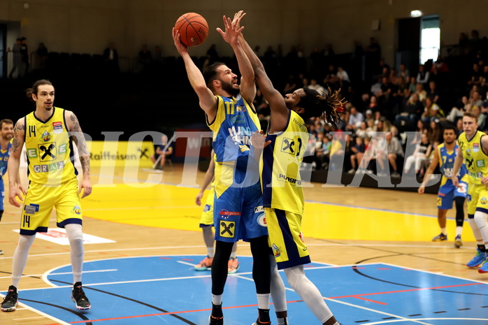Basketball Superliga 2021/22, Playoffs, Viertelfinale, UBSC Raiffeisen Graz vs SKN St. Pölten Basketball