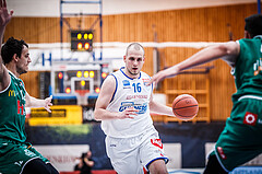 Basketball, bet-at-home Basketball Superliga 2021/22, Playoffs, Viertelfinale Spiel 3, Oberwart Gunners, Kapfenberg Bulls, Renato Poljak (16)