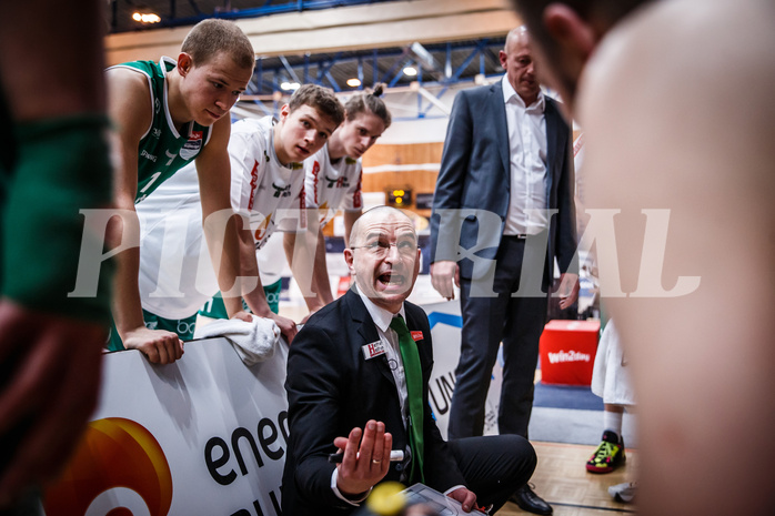 Basketball, bet-at-home Basketball Superliga 2021/22, Playoffs, Viertelfinale Spiel 3, Oberwart Gunners, Kapfenberg Bulls, Michael Schrittwieser (Head Coach)