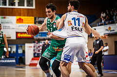 Basketball, bet-at-home Basketball Superliga 2021/22, Playoffs, Viertelfinale Spiel 3, Oberwart Gunners, Kapfenberg Bulls, Nemanja Krstic (12)