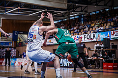 Basketball, bet-at-home Basketball Superliga 2021/22, Playoffs, Viertelfinale Spiel 3, Oberwart Gunners, Kapfenberg Bulls, Nemanja Krstic (12)