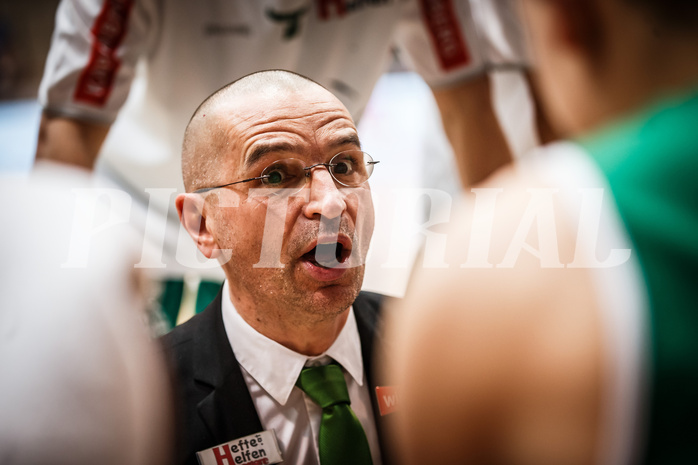 Basketball, bet-at-home Basketball Superliga 2021/22, Playoffs, Viertelfinale Spiel 3, Oberwart Gunners, Kapfenberg Bulls, Michael Schrittwieser (Head Coach)