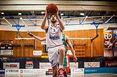 Basketball, bet-at-home Basketball Superliga 2021/22, Playoffs, Viertelfinale Spiel 3, Oberwart Gunners, Kapfenberg Bulls, Ioannis Chatzinikolas (11)