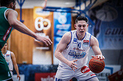 Basketball, bet-at-home Basketball Superliga 2021/22, Playoffs, Viertelfinale Spiel 3, Oberwart Gunners, Kapfenberg Bulls, Tyler Creammer (10)
