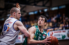 Basketball, bet-at-home Basketball Superliga 2021/22, Playoffs, Viertelfinale Spiel 3, Oberwart Gunners, Kapfenberg Bulls, Nemanja Krstic (12)