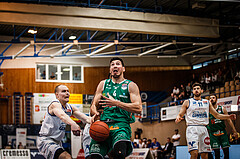 Basketball, bet-at-home Basketball Superliga 2021/22, Playoffs, Viertelfinale Spiel 3, Oberwart Gunners, Kapfenberg Bulls, Andrija Matic (4)
