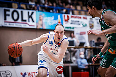 Basketball, bet-at-home Basketball Superliga 2021/22, Playoffs, Viertelfinale Spiel 3, Oberwart Gunners, Kapfenberg Bulls, Sebastian Käferle (7)