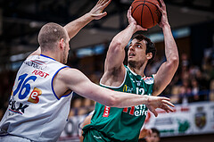 Basketball, bet-at-home Basketball Superliga 2021/22, Playoffs, Viertelfinale Spiel 3, Oberwart Gunners, Kapfenberg Bulls, Nemanja Krstic (12)