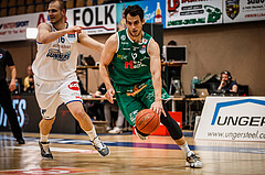 Basketball, bet-at-home Basketball Superliga 2021/22, Playoffs, Viertelfinale Spiel 3, Oberwart Gunners, Kapfenberg Bulls, Nemanja Krstic (12)