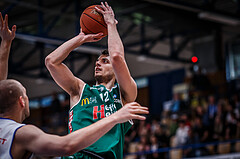 Basketball, bet-at-home Basketball Superliga 2021/22, Playoffs, Viertelfinale Spiel 3, Oberwart Gunners, Kapfenberg Bulls, Nemanja Krstic (12)