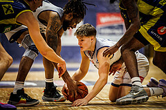 Basketball, win2day Basketball Superliga 2022/23, Grunddurchgang Runde 21, BBC Nord Dragonz, UBSC Graz, Valentin Pasterk (6)