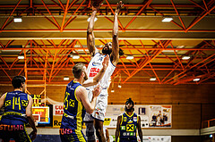 Basketball, win2day Basketball Superliga 2022/23, Grunddurchgang Runde 21, BBC Nord Dragonz, UBSC Graz, Aristide Boya (24)