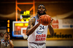 Basketball, win2day Basketball Superliga 2022/23, Grunddurchgang Runde 21, BBC Nord Dragonz, UBSC Graz, Aristide Boya (24)