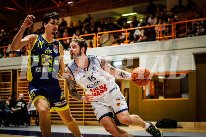 Basketball, win2day Basketball Superliga 2022/23, Grunddurchgang Runde 21, BBC Nord Dragonz, UBSC Graz, Nicolas Scott Allen (15)