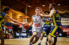 Basketball, win2day Basketball Superliga 2022/23, Grunddurchgang Runde 21, BBC Nord Dragonz, UBSC Graz, Valentin Pasterk (6)