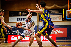 Basketball, win2day Basketball Superliga 2022/23, Grunddurchgang Runde 21, BBC Nord Dragonz, UBSC Graz, Nicolas Scott Allen (15)