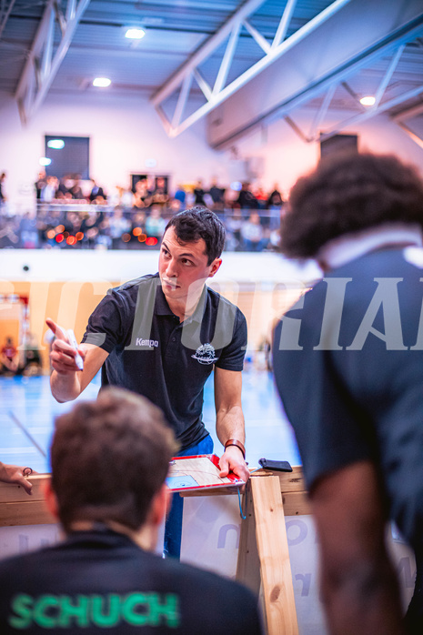 Basketball, Basketball Zweite Liga 2022/23, Grunddurchgang 16.Runde, Union Deutsch Wagram Alligators, Mattersburg Rocks, Lukas Hofer (Head Coach)