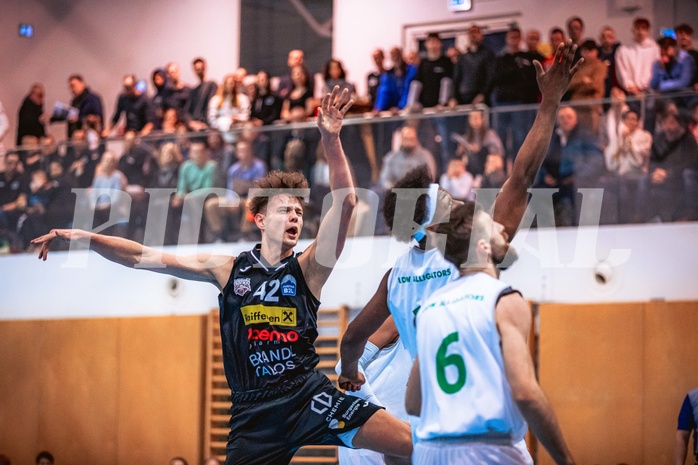 Basketball, Basketball Zweite Liga 2022/23, Grunddurchgang 16.Runde, Union Deutsch Wagram Alligators, Mattersburg Rocks, Robert Dembskis (42)