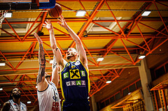 Basketball, win2day Basketball Superliga 2022/23, Grunddurchgang Runde 21, BBC Nord Dragonz, UBSC Graz, Tanner Giddings (15)