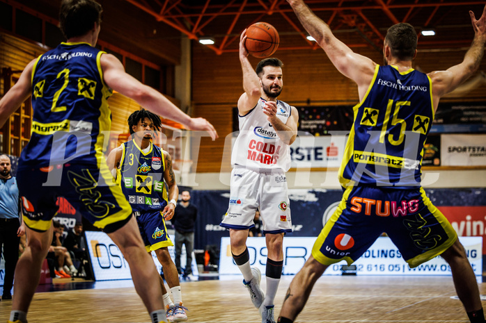 Basketball, win2day Basketball Superliga 2022/23, Grunddurchgang Runde 21, BBC Nord Dragonz, UBSC Graz, Petar Cosic (3)