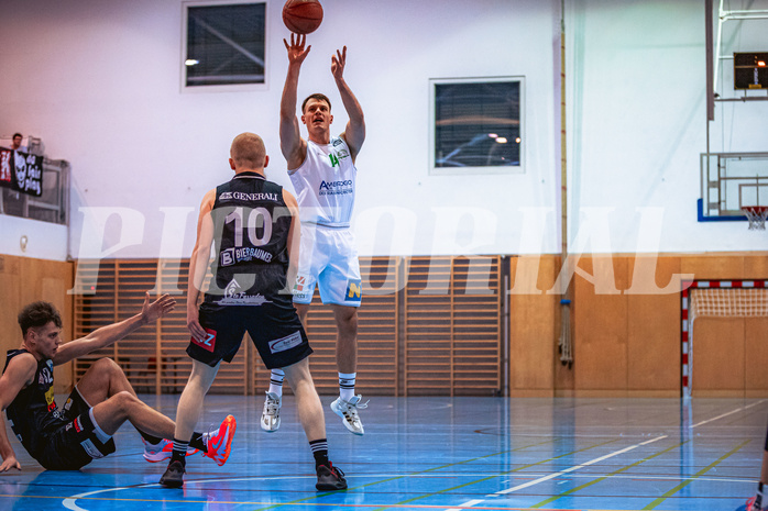 Basketball, Basketball Zweite Liga 2022/23, Grunddurchgang 16.Runde, Union Deutsch Wagram Alligators, Mattersburg Rocks, Branislav Balvan (14)