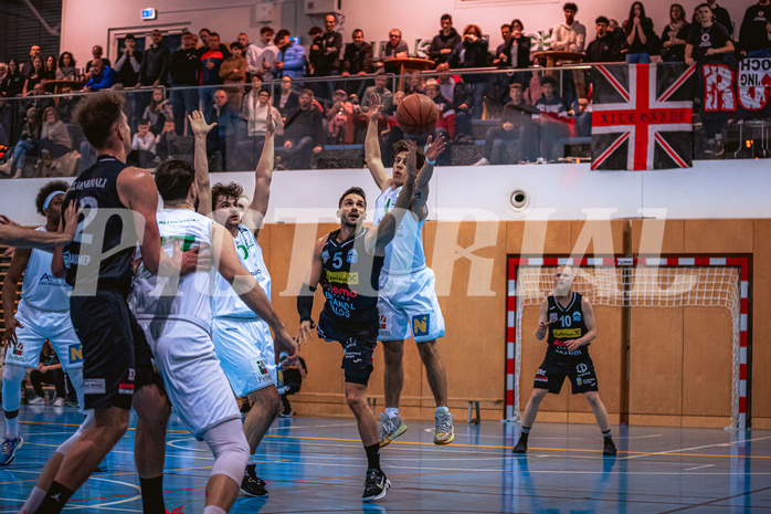 Basketball, Basketball Zweite Liga 2022/23, Grunddurchgang 16.Runde, Union Deutsch Wagram Alligators, Mattersburg Rocks, Joris Ortega (5)