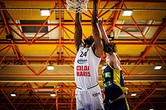 Basketball, win2day Basketball Superliga 2022/23, Grunddurchgang Runde 21, BBC Nord Dragonz, UBSC Graz, Aristide Boya (24)
