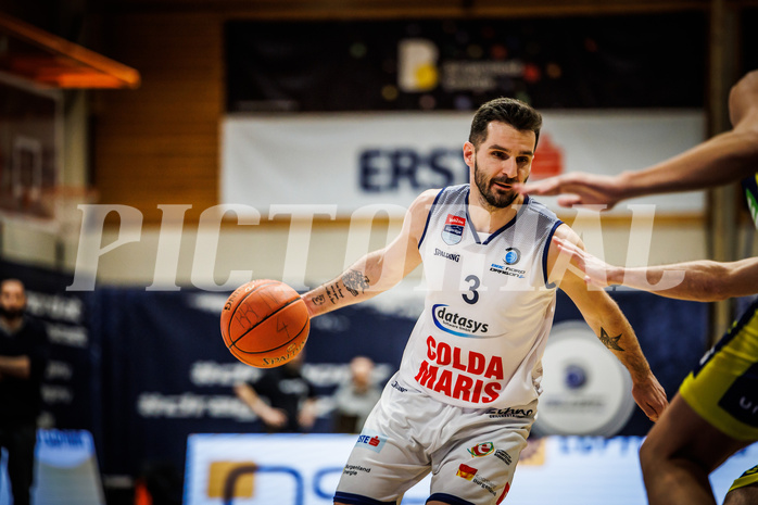 Basketball, win2day Basketball Superliga 2022/23, Grunddurchgang Runde 21, BBC Nord Dragonz, UBSC Graz, Petar Cosic (3)