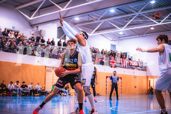 Basketball, Basketball Zweite Liga 2022/23, Grunddurchgang 16.Runde, Union Deutsch Wagram Alligators, Mattersburg Rocks, Robert Dembskis (42)