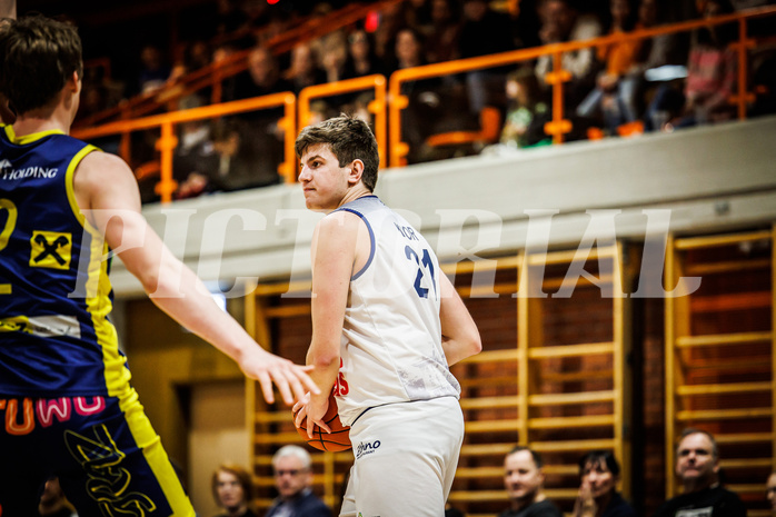 Basketball, win2day Basketball Superliga 2022/23, Grunddurchgang Runde 21, BBC Nord Dragonz, UBSC Graz, Lukas Knor (21)