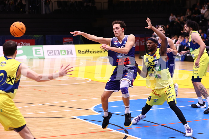 24.11.2023, Graz, Raiffeisen Sportpark Graz, Basketball Superliga 2023/24, Grunddurchgang, Runde 9, UBSC Raiffeisen Graz vs. COLDAMARIS BBC Nord Dragonz