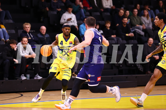 24.11.2023, Graz, Raiffeisen Sportpark Graz, Basketball Superliga 2023/24, Grunddurchgang, Runde 9, UBSC Raiffeisen Graz vs. COLDAMARIS BBC Nord Dragonz