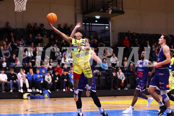 24.11.2023, Graz, Raiffeisen Sportpark Graz, Basketball Superliga 2023/24, Grunddurchgang, Runde 9, UBSC Raiffeisen Graz vs. COLDAMARIS BBC Nord Dragonz