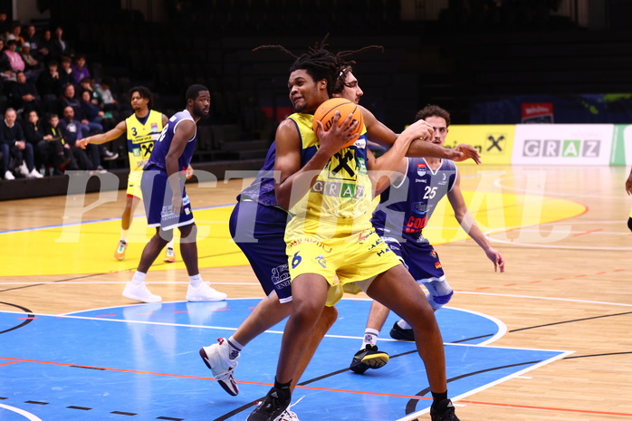 24.11.2023, Graz, Raiffeisen Sportpark Graz, Basketball Superliga 2023/24, Grunddurchgang, Runde 9, UBSC Raiffeisen Graz vs. COLDAMARIS BBC Nord Dragonz