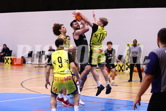06.10.2024, Graz, Raiffeisen Sportpark Graz, Basketball Zweite Liga 2024/25, Grunddurchgang, Runde 2, Future Team Steiermark vs. Wörthersee Piraten
