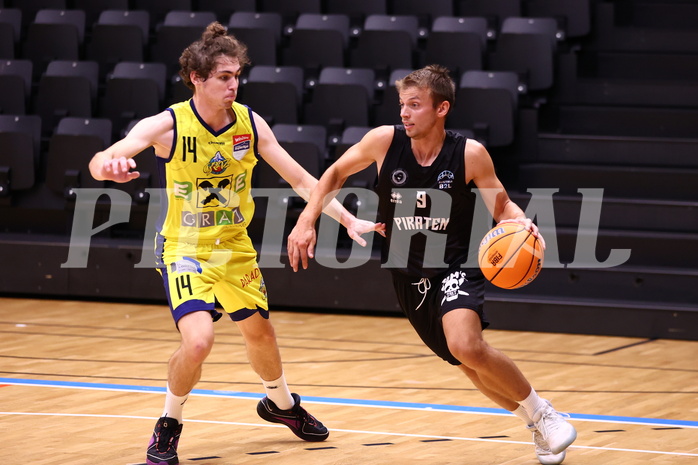 06.10.2024, Graz, Raiffeisen Sportpark Graz, Basketball Zweite Liga 2024/25, Grunddurchgang, Runde 2, Future Team Steiermark vs. Wörthersee Piraten