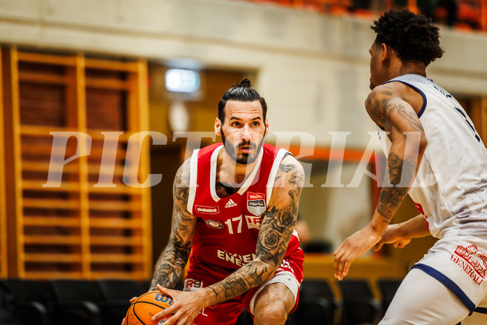 Basketball, win2day Basketball Superliga 2024/25, Qualifikationsrunde 9, BBC Nord Dragonz, BC Vienna, Ivan Siriscevic (17)