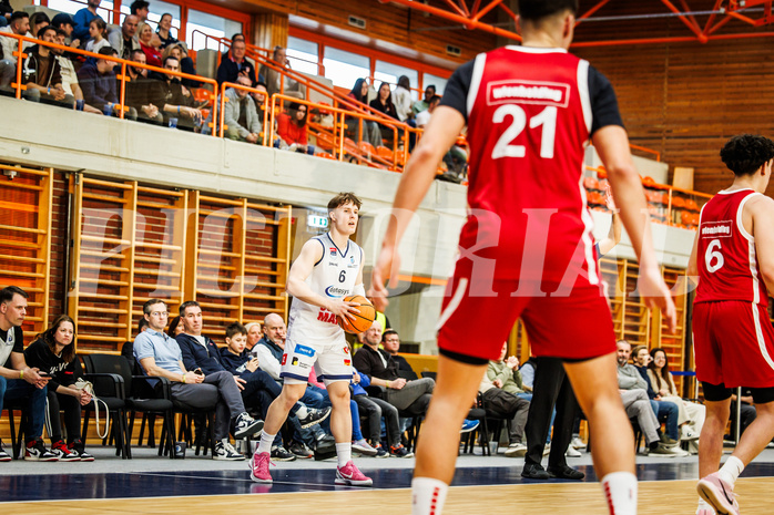 Basketball, win2day Basketball Superliga 2024/25, Qualifikationsrunde 9
, BBC Nord Dragonz, BC Vienna, Valentin Pasterk (6)