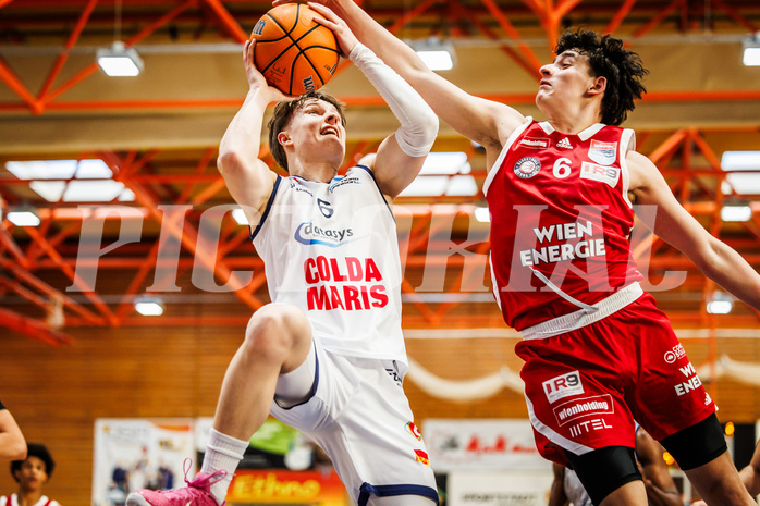 Basketball, win2day Basketball Superliga 2024/25, Qualifikationsrunde 9
, BBC Nord Dragonz, BC Vienna, Valentin Pasterk (6)