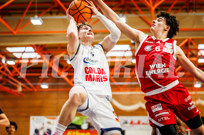 Basketball, win2day Basketball Superliga 2024/25, Qualifikationsrunde 9
, BBC Nord Dragonz, BC Vienna, Valentin Pasterk (6)
