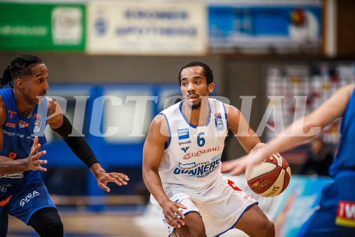 Basketball, Admiral Basketball Superliga 2019/20, Platzierungsrunde 1.Runde, Oberwart Gunners, Kapfenberg Bulls, Lawrence Alexander (6)