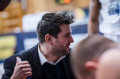 Basketball, Admiral Basketball Superliga 2019/20, Platzierungsrunde 1.Runde, Oberwart Gunners, Kapfenberg Bulls, Horst Leitner (Coach)